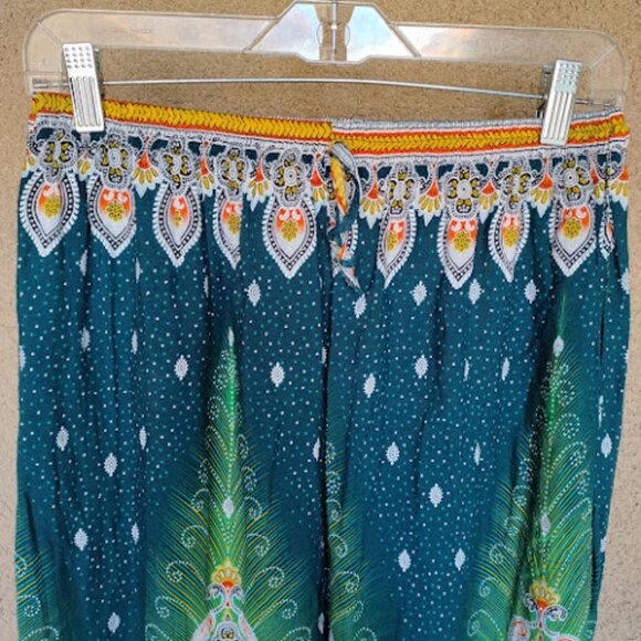 BAMBOO HOUSE Mandala Harem Pants Comfy Lightweight Festival Boho Yoga Hippie S - Picture 5 of 12